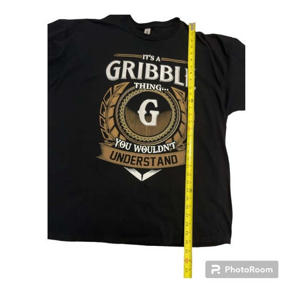 Men’s “It’s a Gribble Thing” Black T-Shirt Size 2XL - Picture 4 of 6